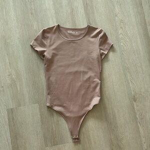 Abercrombie & Fitch Soft A&F Collection Nude Bodysuit
